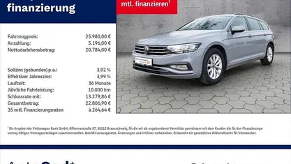 Mondsteingrau Gebraucht 2022 VW Passat Business Kombi | 25.980 € (Fairer Preis)