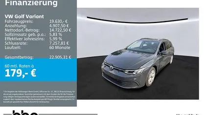 Gebraucht VW Golf VIII Life 116 PS (85 kW) 2022 Kombi