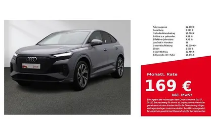 Gebraucht 2022 Audi Q4 Sportback e-tron Sport SUV | 22.880 € (Guter Preis)