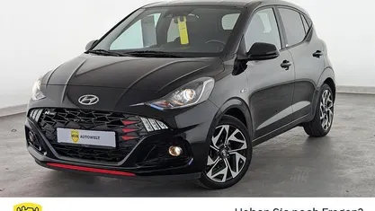 Gebraucht Hyundai i10 N Line 101 PS (74 kW) 2021 Phantom black / met Kleinwagen