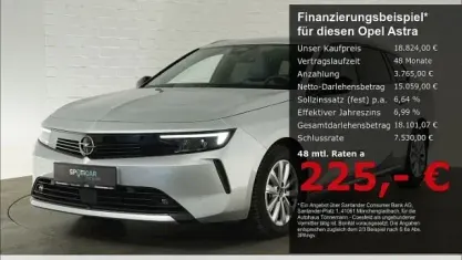 Używany Opel Astra Elegance 131 KM (96 kW) 2023 Srebrny Kombi