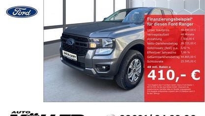 Nowe Ford Ranger XLT 170 KM (125 kW) 2025 Szary Pickup