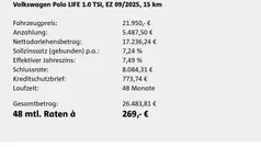 Gebraucht 2025 VW Polo Life Limousine | 21.950 € (Guter Preis)