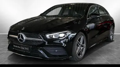 Gebraucht Mercedes CLA200 AMG 163 PS (119 kW) 2023 Unilack nachtschwarz Kombi