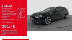 Schwarz Gebraucht 2023 Audi A4 S-Line Kombi | 34.750 € (Fairer Preis)