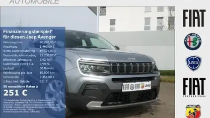 Usata Jeep Avenger Altitude 101 CV (74 kW) 2024 Grigio SUV