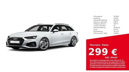 Gebraucht Audi A4 S-Line 204 PS (150 kW) 2023 Kombi