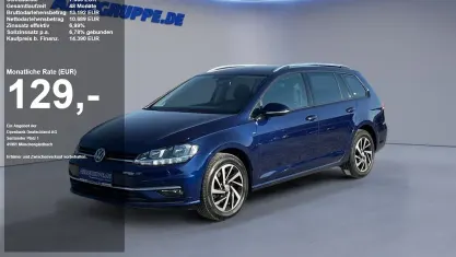 Gebraucht VW Golf VII Join 116 PS (85 kW) 2019 Blau met Kombi