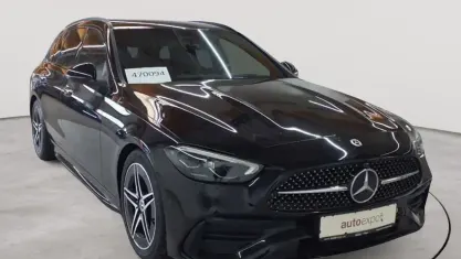 Gebraucht Mercedes C200 AMG line 163 PS (119 kW) 2023 Obsidianschwarz metallic Kombi