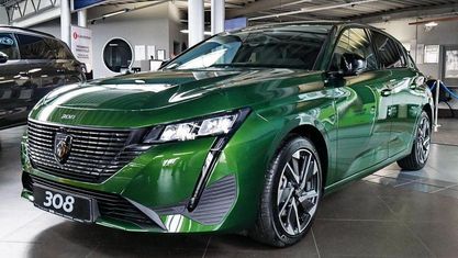 Occasion Peugeot 308 Allure 131 PK (96 kW) 2025 Groen Sedan