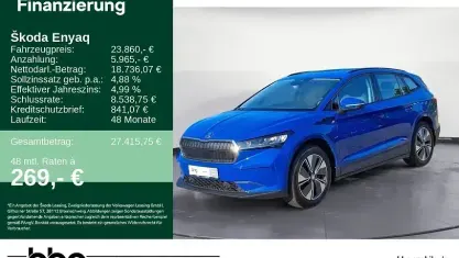 Gebraucht Skoda Enyaq iV 108 kW (148 PS) 2023 Blau SUV