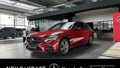Rot Gebraucht 2021 Mercedes C300e Night Kombi | 31.970 € (Fairer Preis)