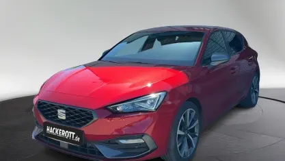 Brugt Seat Leon FR 150 HK (110 kW) 2020 Rød Sedan