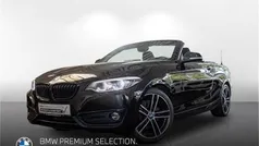Schwarz Gebraucht 2021 BMW 218 Sport Line Cabrio | 26.900 € (Fairer Preis)