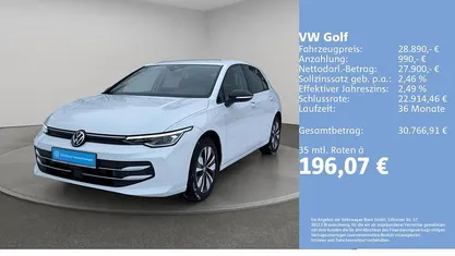 Gebraucht VW Golf VIII Goal 150 PS (110 kW) 2025 Weiss Limousine