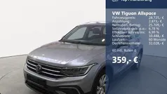 Pyrit silber metallic Gebraucht 2022 VW Tiguan Allspace Life SUV | 28.725 € (Guter Preis)