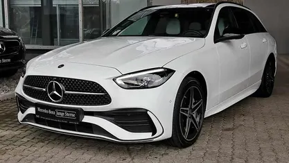 Unilack polarweiß Gebraucht 2024 Mercedes C300e AMG Kombi | 43.490 € (Fairer Preis)