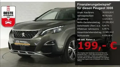 Gebraucht Peugeot 3008 Allure 131 PS (96 kW) 2018 Grau SUV