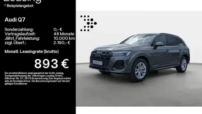 Neu Audi Q7 S-Line 394 PS (289 kW) 2026 Grau SUV