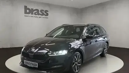 Usata Skoda Octavia SportLine 150 CV (110 kW) 2022 Nero Station wagon