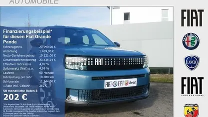 Neu Fiat Grande Panda Business 110 PS (80 kW) 2026 Gelato weiss Kleinwagen