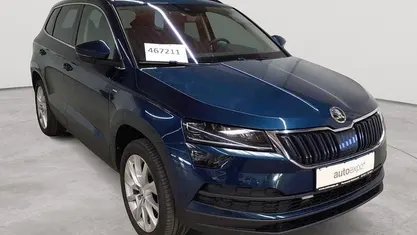 Gebraucht Skoda Karoq Clever 150 PS (110 kW) 2022 Lavablau metallic SUV