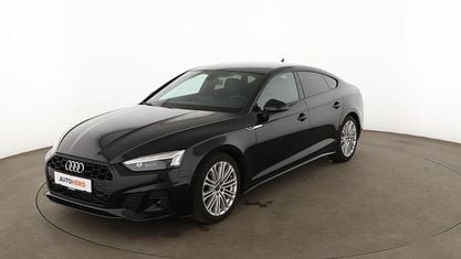 Używany Audi A5 Sportback S-Line 150 KM (110 kW) 2021 Czarny Hatchback