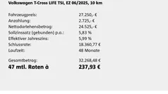 Gebraucht 2025 VW T-Cross Style SUV | 27.250 € (Fairer Preis)