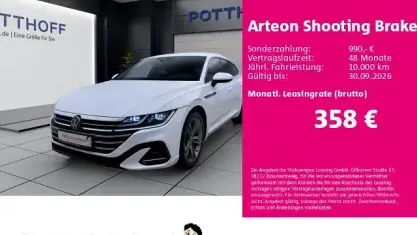 Gebraucht VW Arteon R-line 200 PS (147 kW) 2023 Oryxweiß perlmutteffekt Kombi