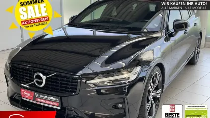 Gebraucht Volvo V60 R-Design 197 PS (144 kW) 2020 Onyx black / metallic Kombi