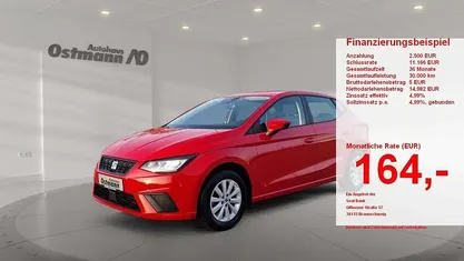 Rot Gebraucht 2023 Seat Ibiza Style Limousine | 16.948 € (Fairer Preis)