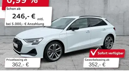 Gebraucht Audi A3 Advanced 204 PS (150 kW) 2025 Gletscherweiß metallic Limousine
