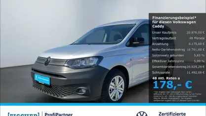 Gebraucht VW Caddy Basis 114 PS (83 kW) 2022 Silber Van / Kleinbus