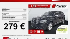 Schwarz (deep black perleffekt) Gebraucht 2024 VW Tiguan Allspace Life SUV | 33.950 € (Superpreis)