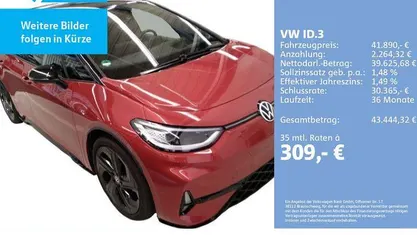 Gebraucht VW ID.3 GTX 239 kW (326 PS) 2025 Kleinwagen