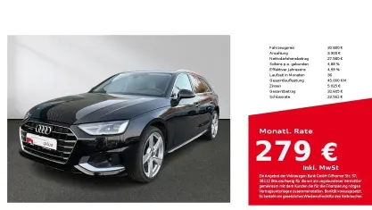 Usata Audi A4 Advanced Plus 204 CV (150 kW) 2022 Nero Station wagon