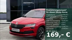 Rot Gebraucht 2022 Skoda Karoq SportLine SUV | 25.980 € (Fairer Preis)