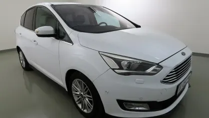 Gebraucht Ford C-MAX Titanium 125 PS (91 kW) 2017 Frostweiß Van / Kleinbus