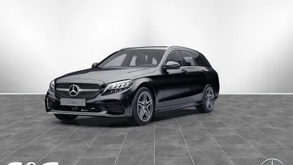 Gebraucht Mercedes C200 AMG 184 PS (135 kW) 2020 Metalliclack obsidianschwarz Kombi