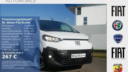 Neu Fiat Scudo Comfort 150 PS (110 kW) 2026 Gelato weiß Van