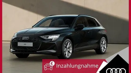 Mythosschwarz metallic Gebraucht 2025 Audi A3 Advanced Plus Limousine | 31.820 € (Superpreis)