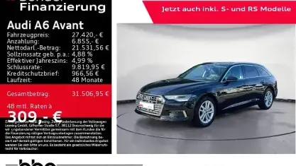 Gebraucht Audi A6 Design 204 PS (150 kW) 2023 Schwarz Kombi