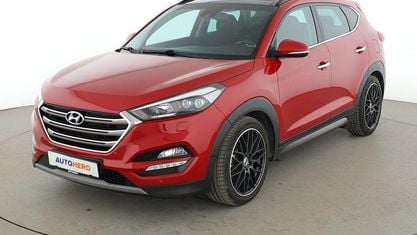 Brugt Hyundai Tucson Premium 185 HK (136 kW) 2017 Rød SUV