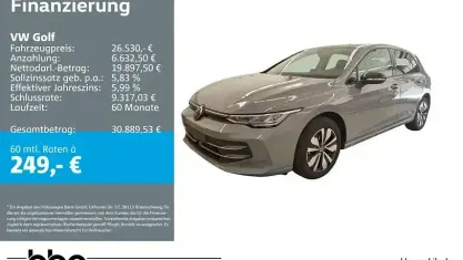 Gebraucht VW Golf VIII Life 150 PS (110 kW) 2025 Grau Limousine