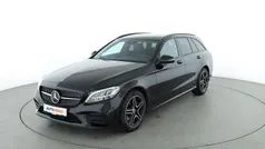Schwarz Gebraucht 2019 Mercedes C220 AMG line Kombi | 29.090 € (Fairer Preis)
