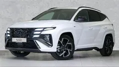 Atlas white / sol Gebraucht 2024 Hyundai Tucson N Line SUV | 36.280 € (Guter Preis)