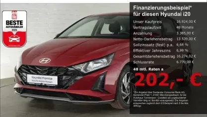Gebraucht Hyundai i20 Trend 101 PS (74 kW) 2025 Rot Kleinwagen