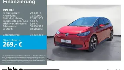 Gebraucht VW ID.3 Pro 150 kW (204 PS) 2024 Rot Kleinwagen