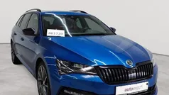 Race blau metallic Gebraucht 2020 Skoda Superb SportLine Kombi | 27.990 € (Fairer Preis)