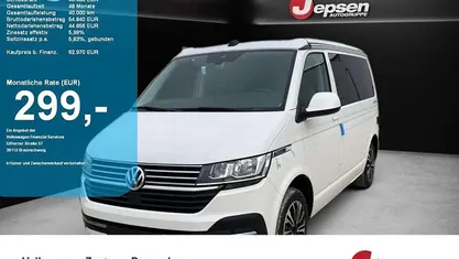 Weiß Gebraucht 2024 VW California Beach Van | 62.970 € (Superpreis)